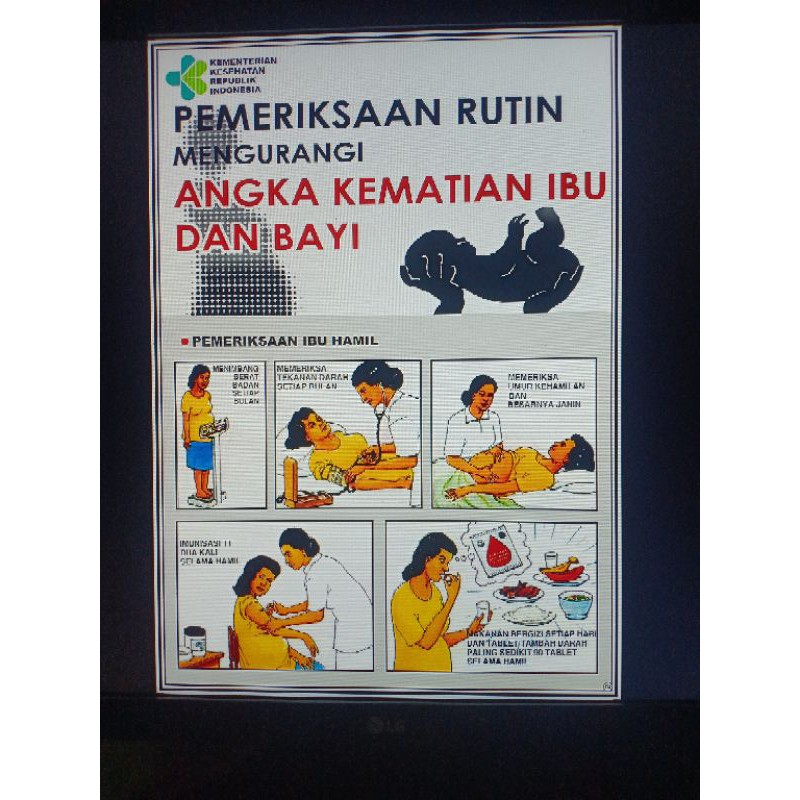 

(124) POSTER PEMERIKSAAN RUTIN MENGURANGI ANGKA KEMATIAN IBU DAN BAYI