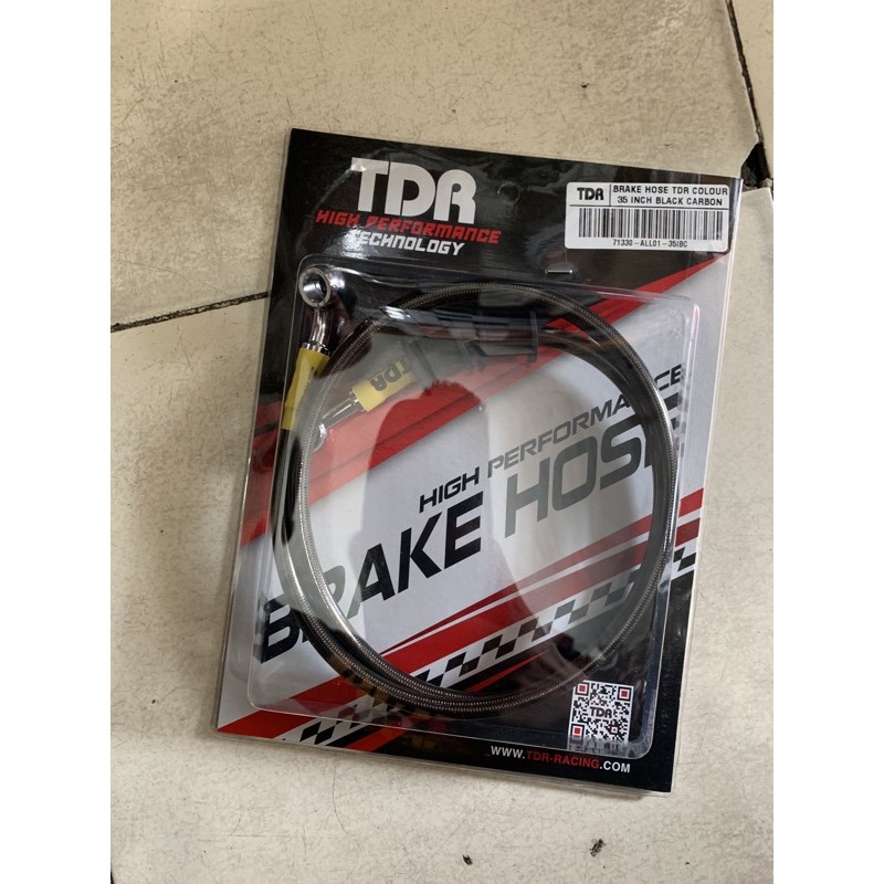 SELANG REM TDR KTC DEPAN ATAU BELAKANG ORIGINAL DAN AEROMOTIVE SCOOPY BEAT VARIO 125 150 MIO FINO SUPRA TIGER RX KING JUPITER VEGA F1ZR (NMAX AEROX KLX PCX TIDAK BISA)-Dpn tdr carbon 90cm