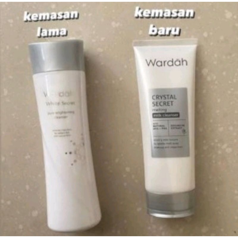 Wardah Crystal Secret Milk Cleanser / White Secret Pure