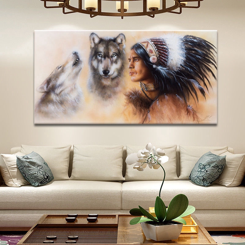 Lukisan Cat  Minyak Bahan Kanvas  Tanpa Bingkai Gambar 