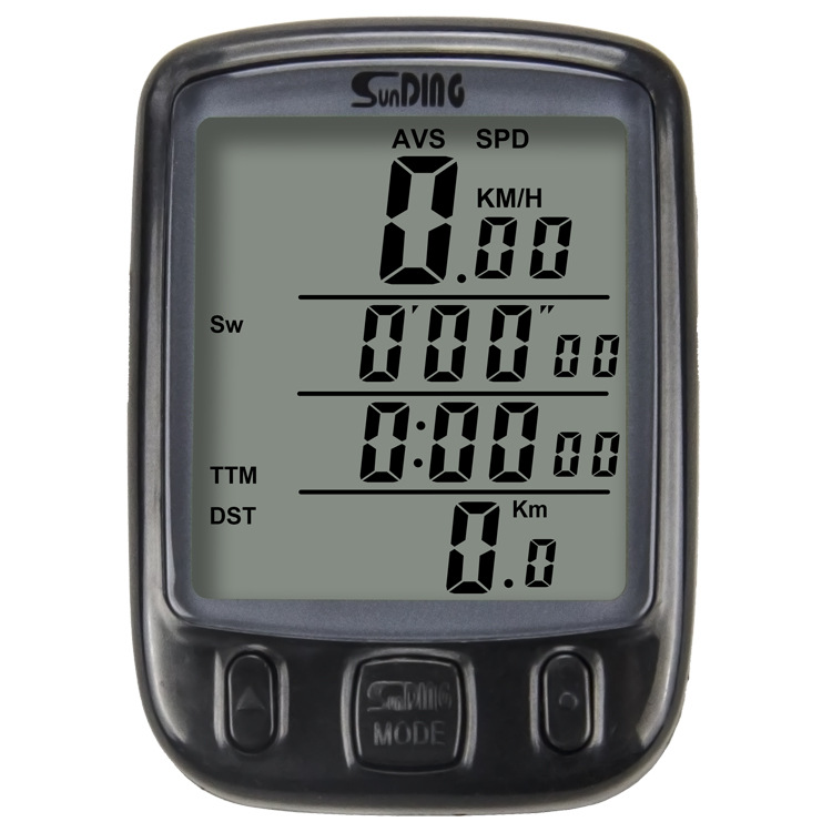 SD-563A Waterproof LED Backlight Bicycle Speedometer