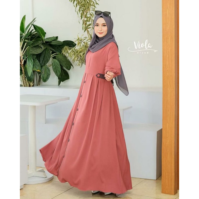 BAJU GAMIS LIVI TERBARU//BREND ORI VIOLA HIJAB//