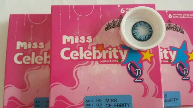 Softlens Miss Celebrity by Omega / Soflens MISS CELEBRITY minus warna  / soflens warna minus Omega Miss Celebrity