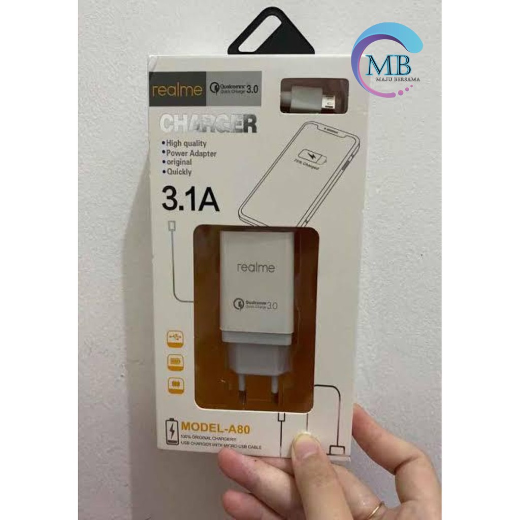 BM048 A80 Cashan Cashan REALME 3Amper QUALCOM micro fast Charging Anti meledak realme 2 3 5i pro c1 MB1337