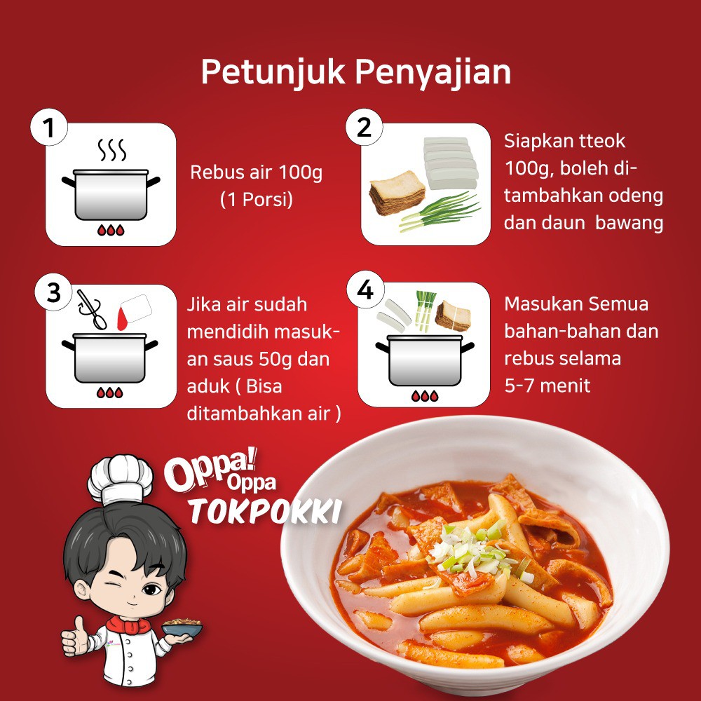 [BELI 5 GRATIS 1] Paket Saus Tokpoki topoki Tteokbokki tokpokki 250g