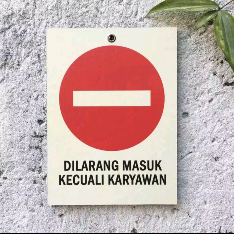 HIASAN/POSTER DINDING LARANGAN(DILARANG MASUK) MURAH!!