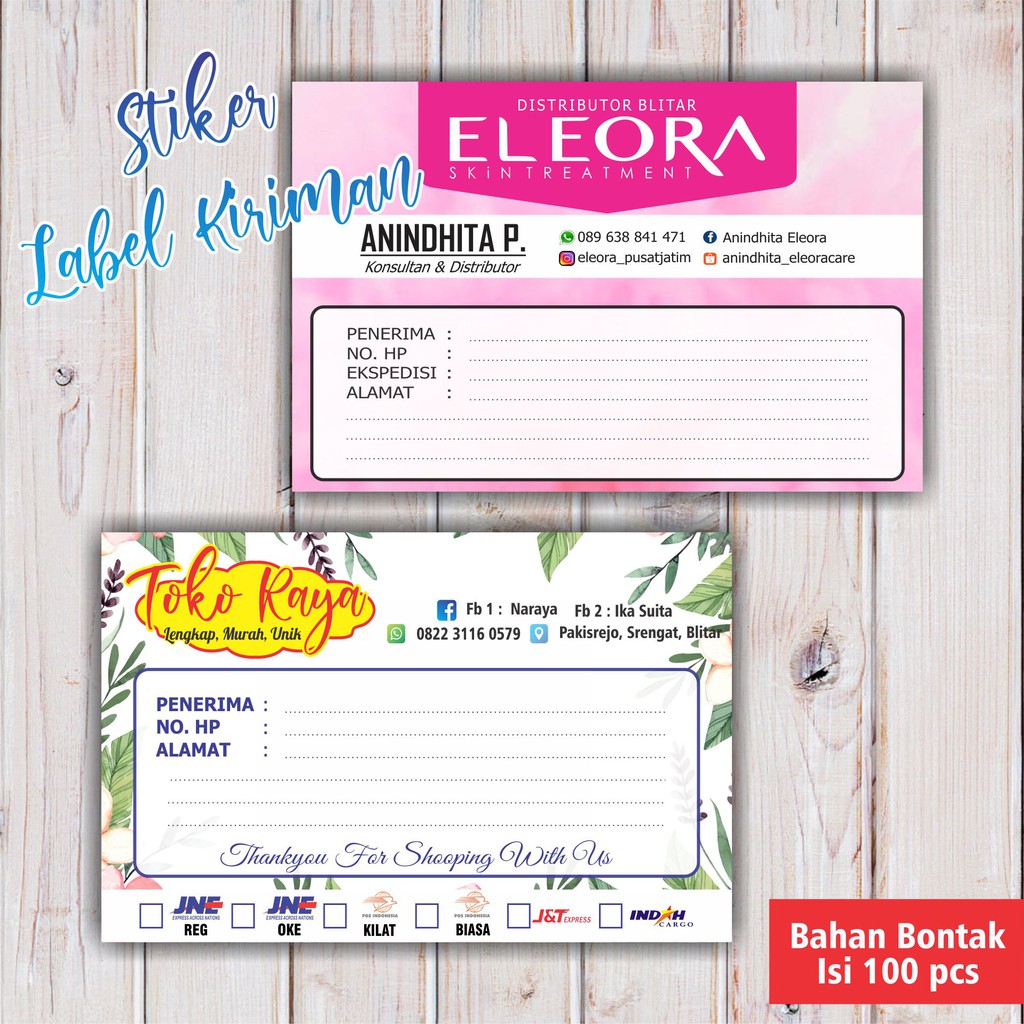 

STIKER PENGIRIMAN OLSHOP GRATIS DESAIN