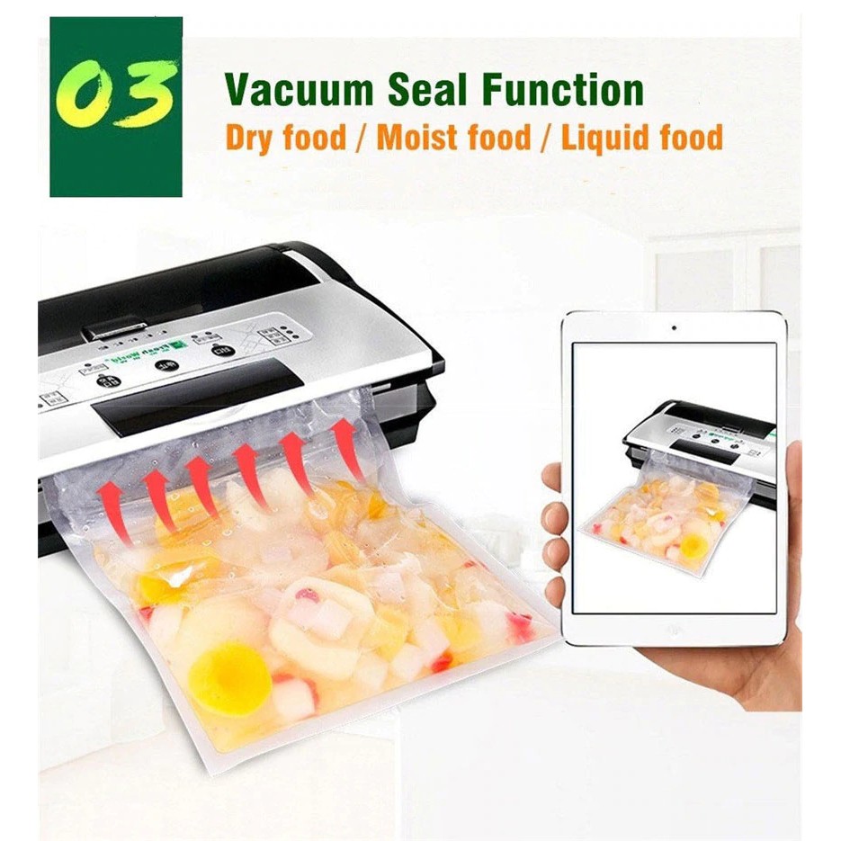 FRESH WORLD FW-3150S Mesin Vacuum Sealer Komersial Vacum (Bisa Basah &amp; Tiup)