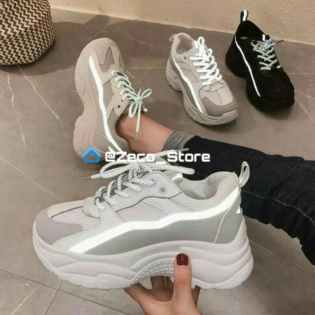 beige white sneakers