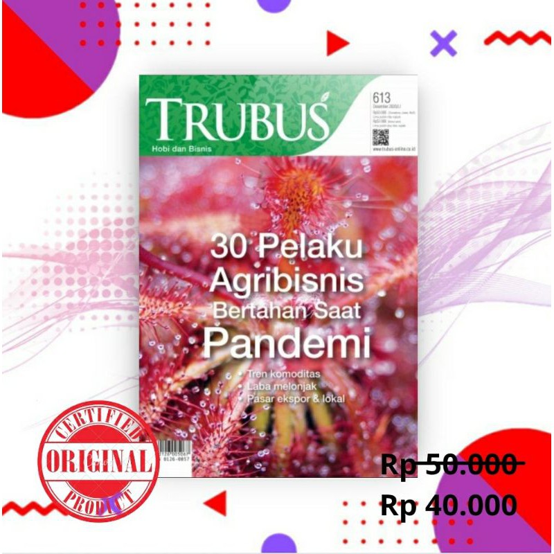majalah trubus613 desember 2021 majalah 30 agribisnis bertahan saat pandemi