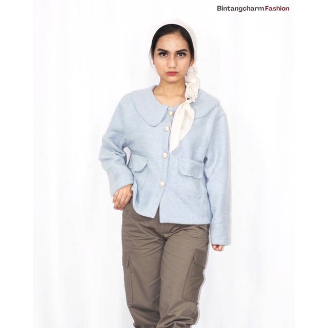 Jaket Vintage Korea - Suiren Flanel Jacket