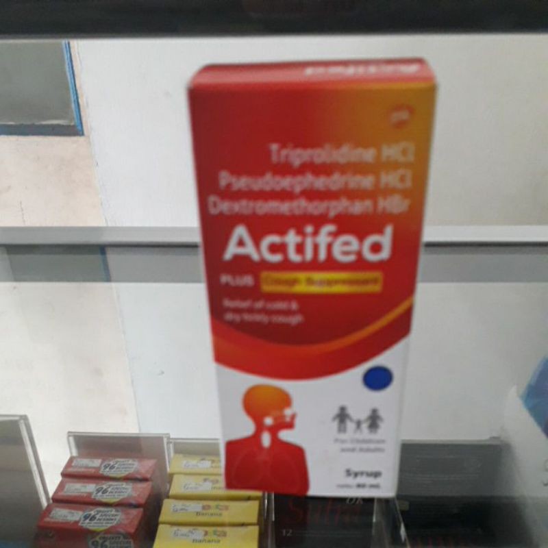 Actifed Plus Cough Suppresant