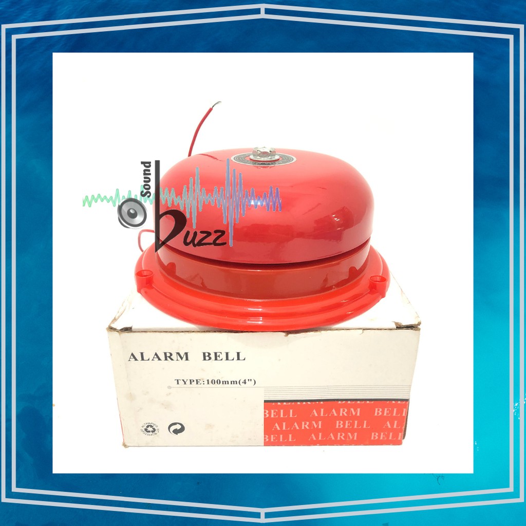 Alarm Bell ATN TYPE 100mm Bel Listrik Bel Sekolah Fire Alarm
