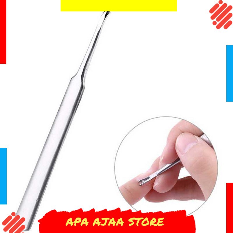 Best Seller ! Alat Pencabut Kulit Mati Kutikula Nail Spoon