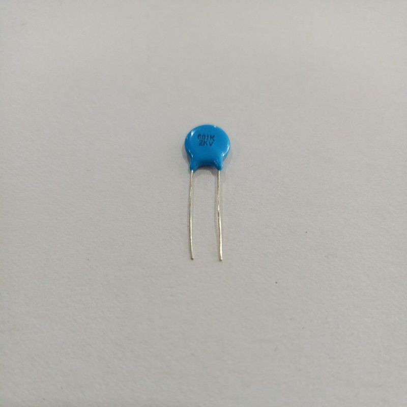 Kapasitor Keramik 680PF 681 2KV 2000V