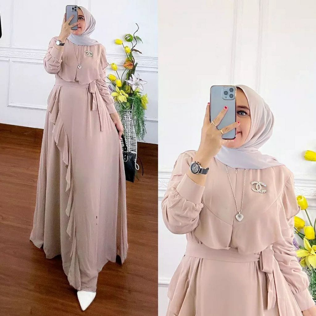 SURAYA MAXI DRESS - dres murah / gamis murah / dres muslim / casual dres / dres cantik