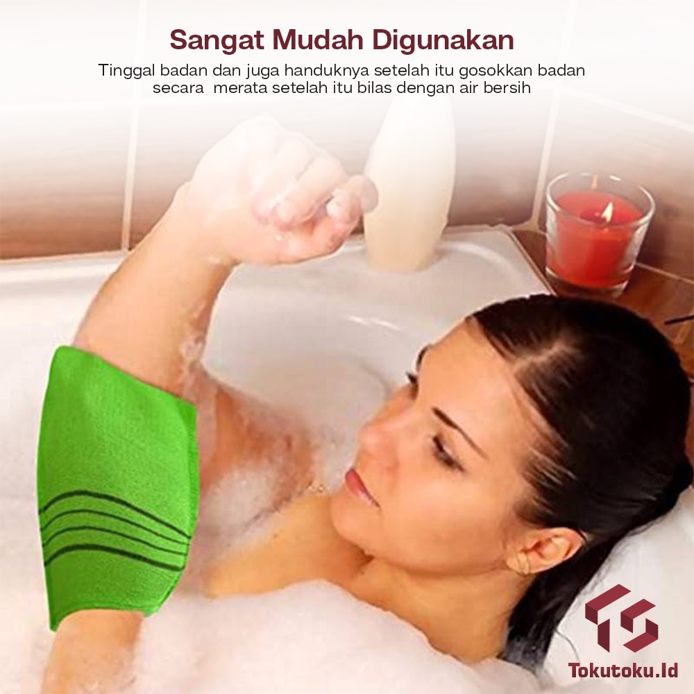 Handuk Lulur Penggosok Pembersih Daki Scrub Washlap Exfoliating