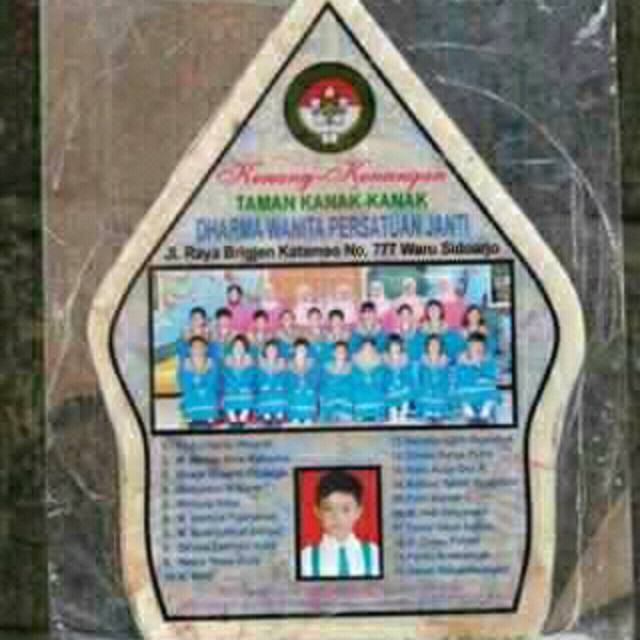 Cinderamata Souvenir Vandel Plakat Marmer Wisuda kenang kenangan  TK PAUD RA