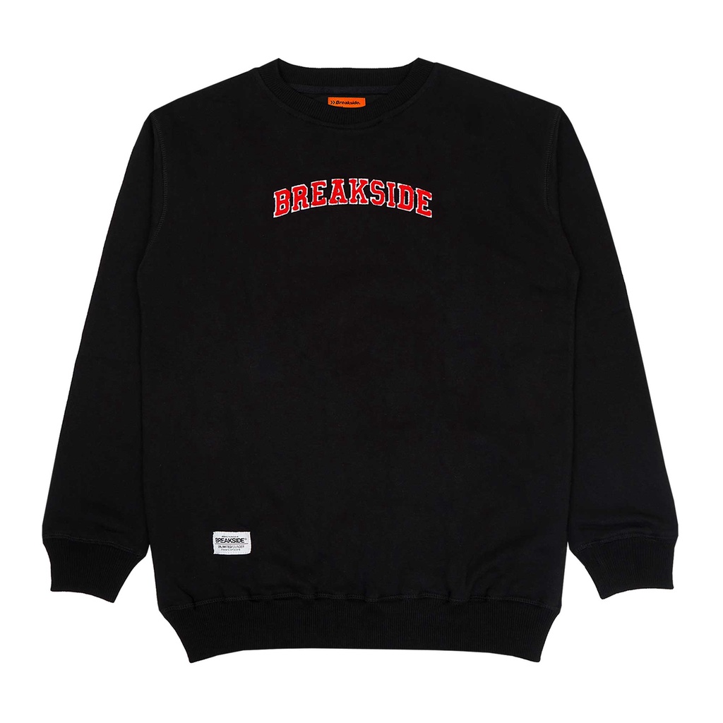 SWEATER OBLONG PREMIUM / SWEATER PREMIUM / CREWNECK PRIA WANITABreakside Crewneck The Rave - Black