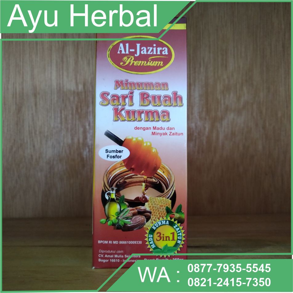 

Al Jazira Premium Minuman Sari Buah Kurma dengan Madu dan Buah Zaitun