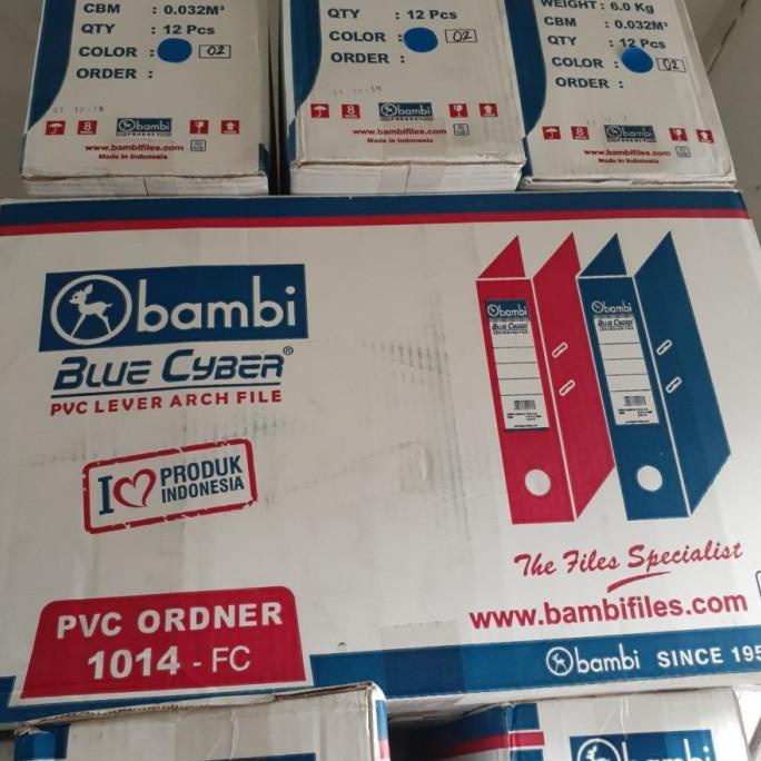

Office & Stationery | Document Organizer | Ordner Bambi 1014 Folio Biru ( Dus @ 12 Pcs ) | Best Seller