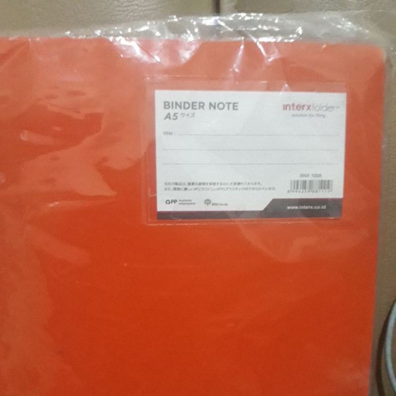 

Binder A5 Inter X Folder Orange BACA DESKRIPSI
