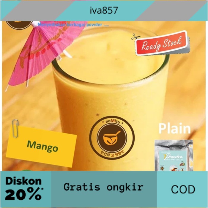 

PROMO Bubuk Minuman 7 Powder rasa Mango - Plain 1kg GRATIS ONGKIR