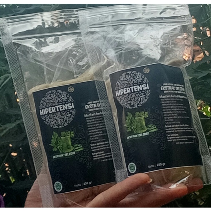 

Jamu Herbal instan untuk HIPERTENSI dengan ekstrak seledri