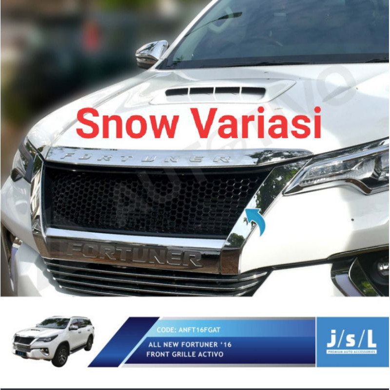 All New Fortuner grill depan JSL front grille activo JSL