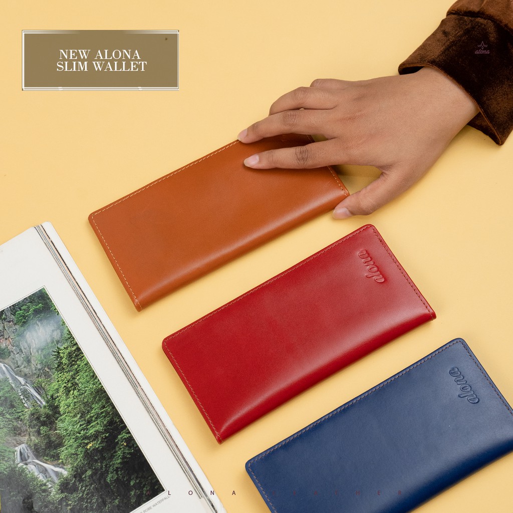 dompet kulit wanita dompet panjang Aurelia