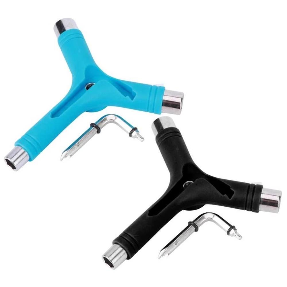 Lanfy Obeng Soket Profesional Multi-Fungsional Roller Skate Skateboard Repair Tools Heavy Duty Wrench Skateboard Adjusting Y-tool