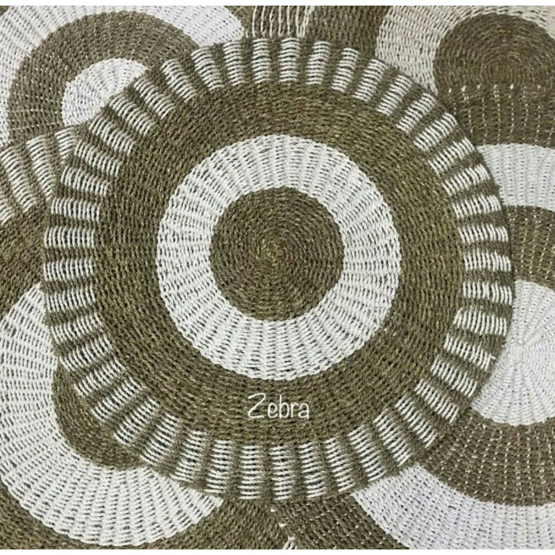 Karpet Rotan Bulat 120cm