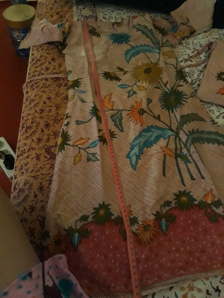 Batik Couple Keluarga Sania Ruffle Ori Couple Batik Sarimbit Keluarga Motif Encim