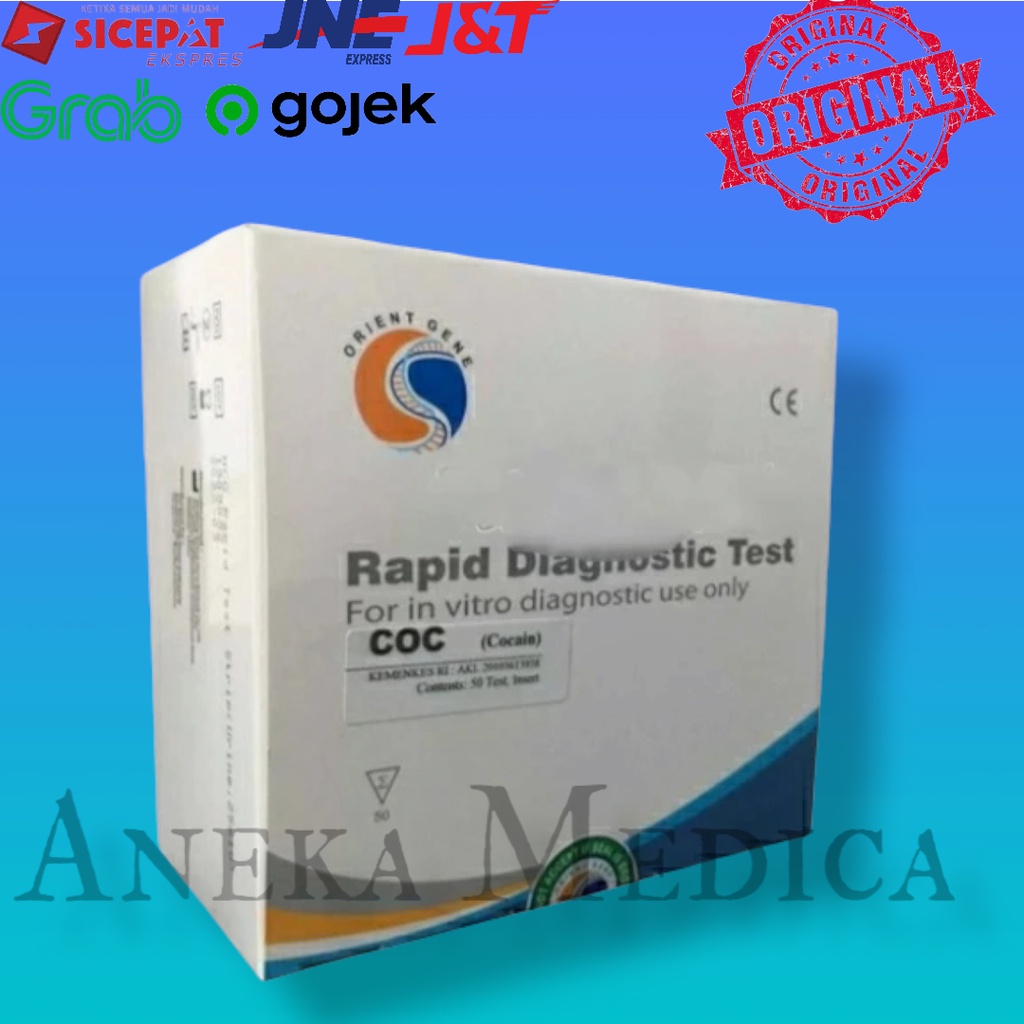 Rapid Test Drug COC Strip Orientgene Alat Test Orient Gene Cocain