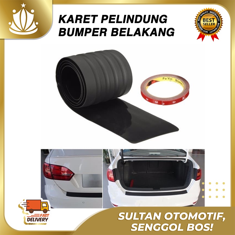 KARET PELINDUNG BUMPER BELAKANG ANTI LECET - FREE 3M