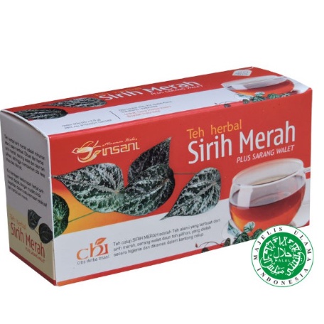 

teh sirih merah asli plus sarang walet original mengobati darah tinggi hepatitis gula darah vitalitas