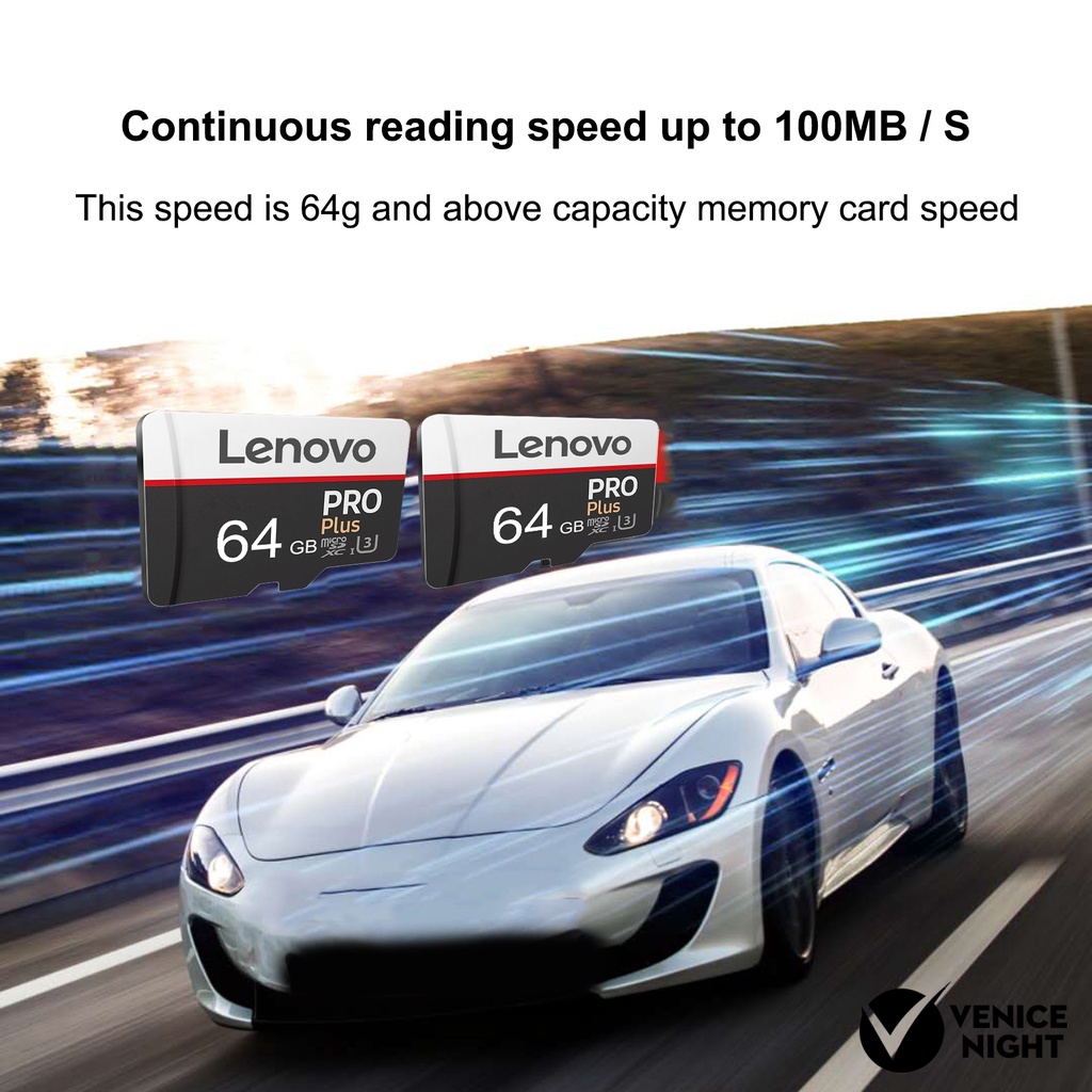 (SC) Kartu Memori TF High Speed Transmisi 4G 8G 16G 32G 64G Untuk Lenovo Micro SD