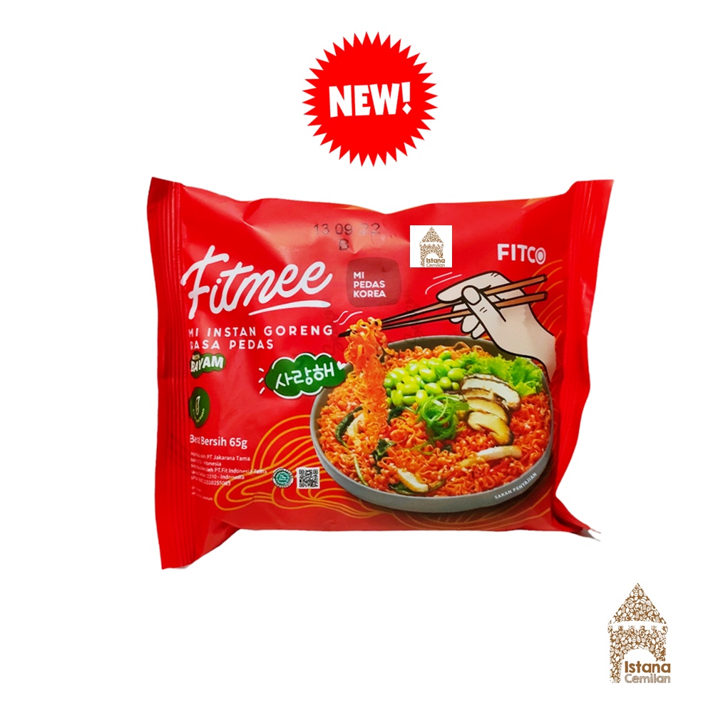 PROMO ! Fitmee Bayam Goreng Pedas Mi Pedas Korea 65 Gram