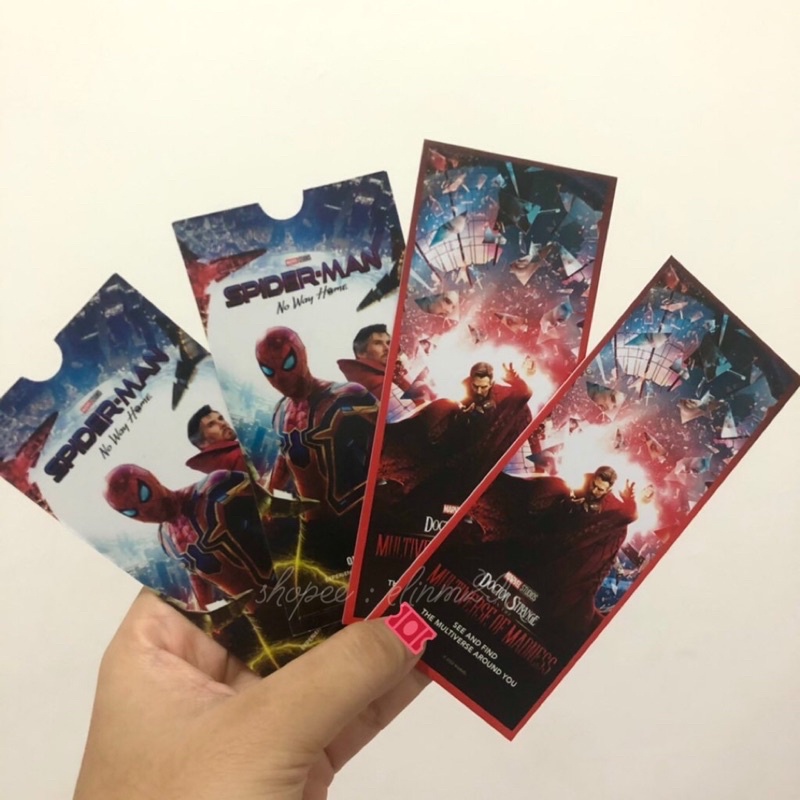 collectible ticket cgv spiderman no way home nwh + dr strange multiverse of madness mom bc