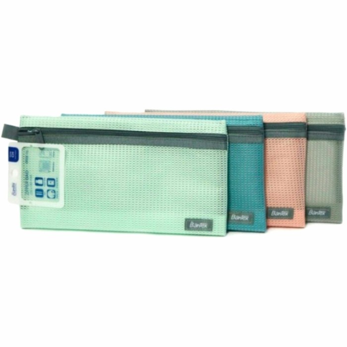

BANTEX ZIPPER BAG CHEQUE SIZE GRAY