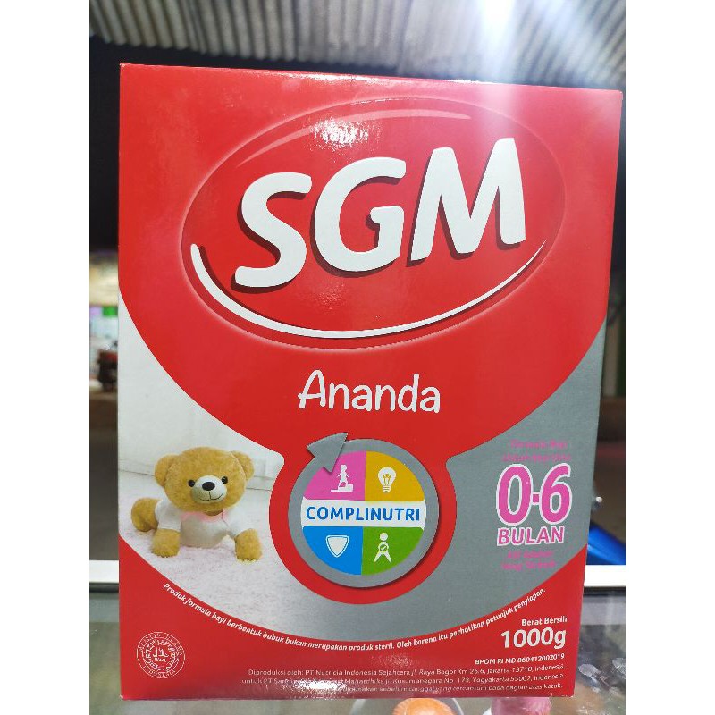 SGM ANANDA 0-6 Bulan