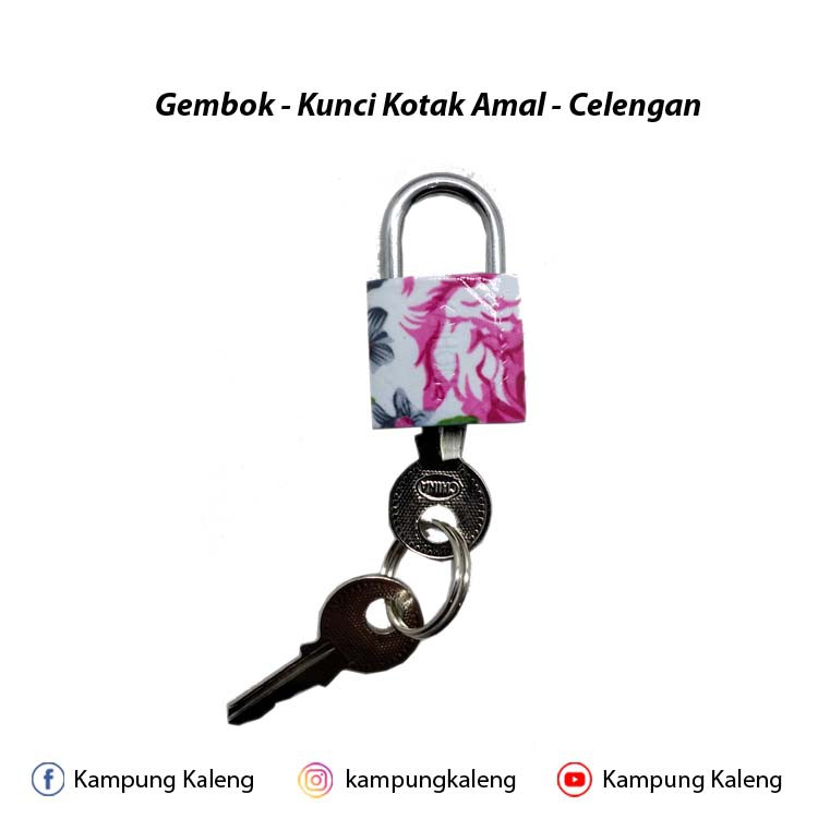 Gembok Kunci Celengan - Kotak Amal