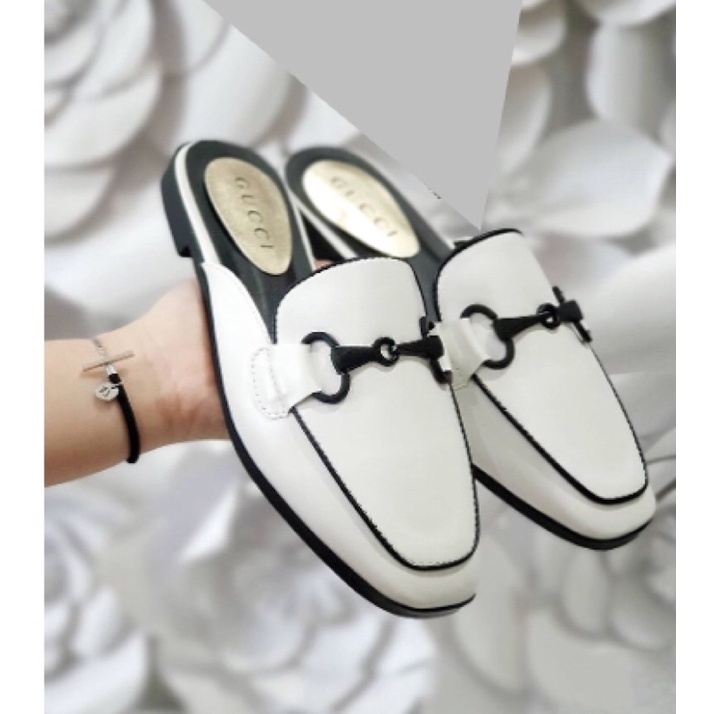 Sendal Selop wanita Import terbaru flat shoes Wanita terbaru Sandal Mules GUCCI terbaru