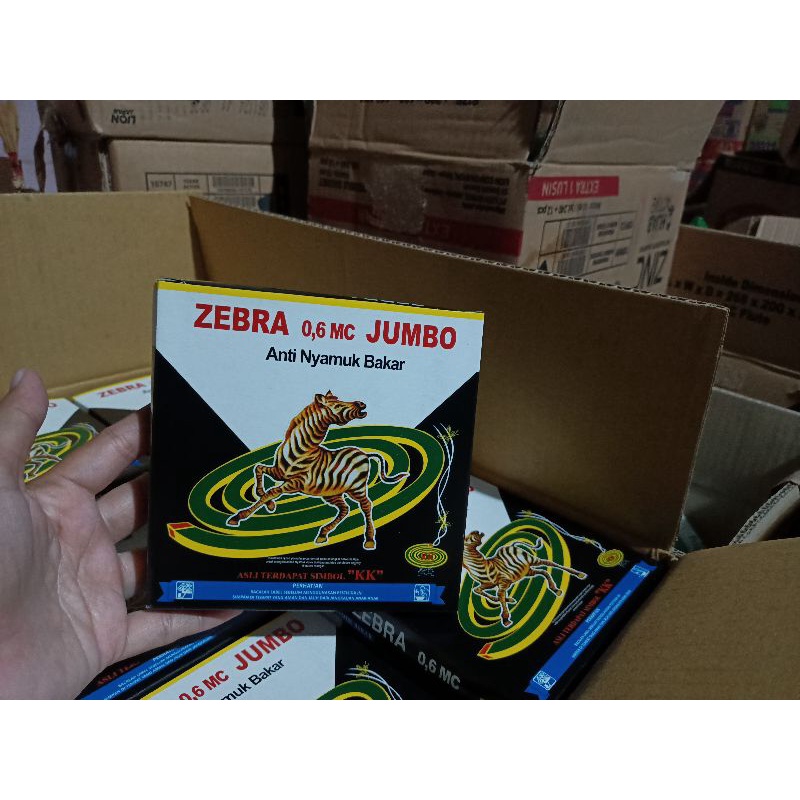 Obat Nyamuk Bakar merk ZEBRA Ukuran Jumbo