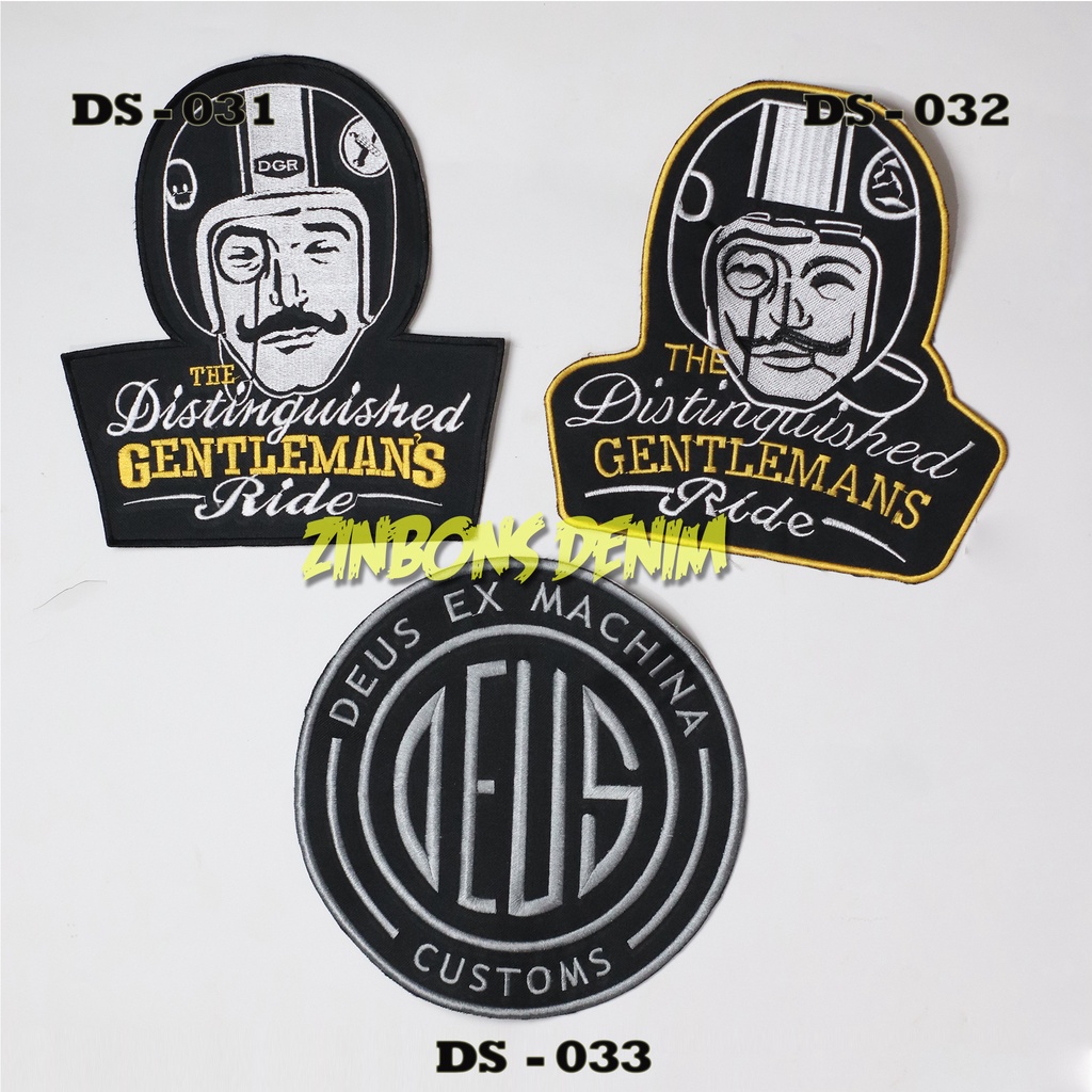 Back patch backpatch Harley bikers Chopper bordir punggung bordiran emblem besar bisa di aplikasi kan di jaket jeans