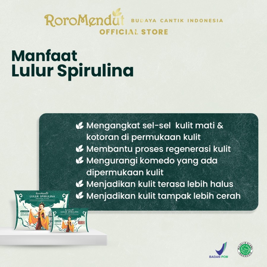 Lulur Spirulina Roro Mendut