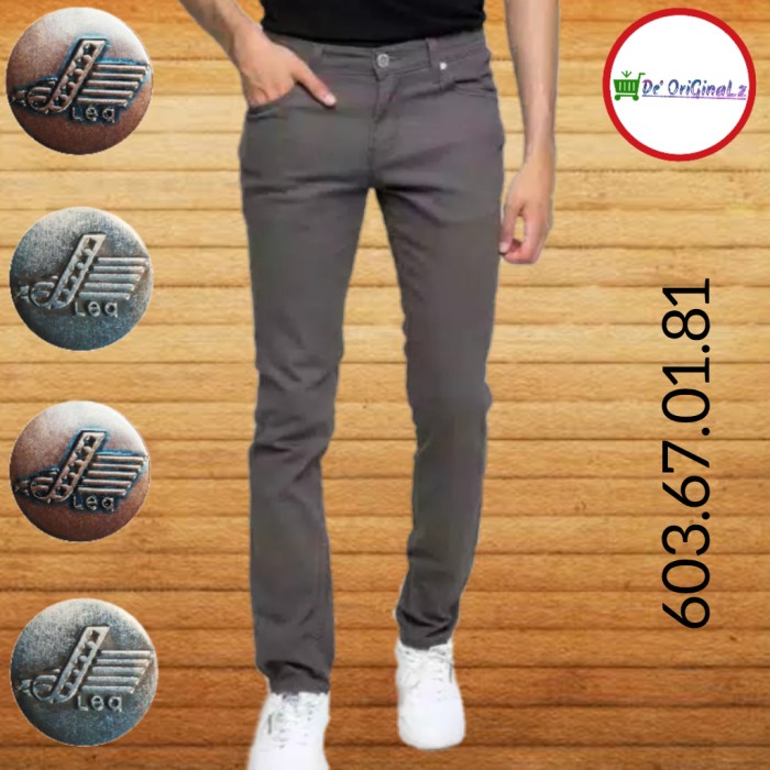e401d0e Celana Panjang Lea Jeans Original 603 Slim Fit Stretch - Krem, 31 R0V501
