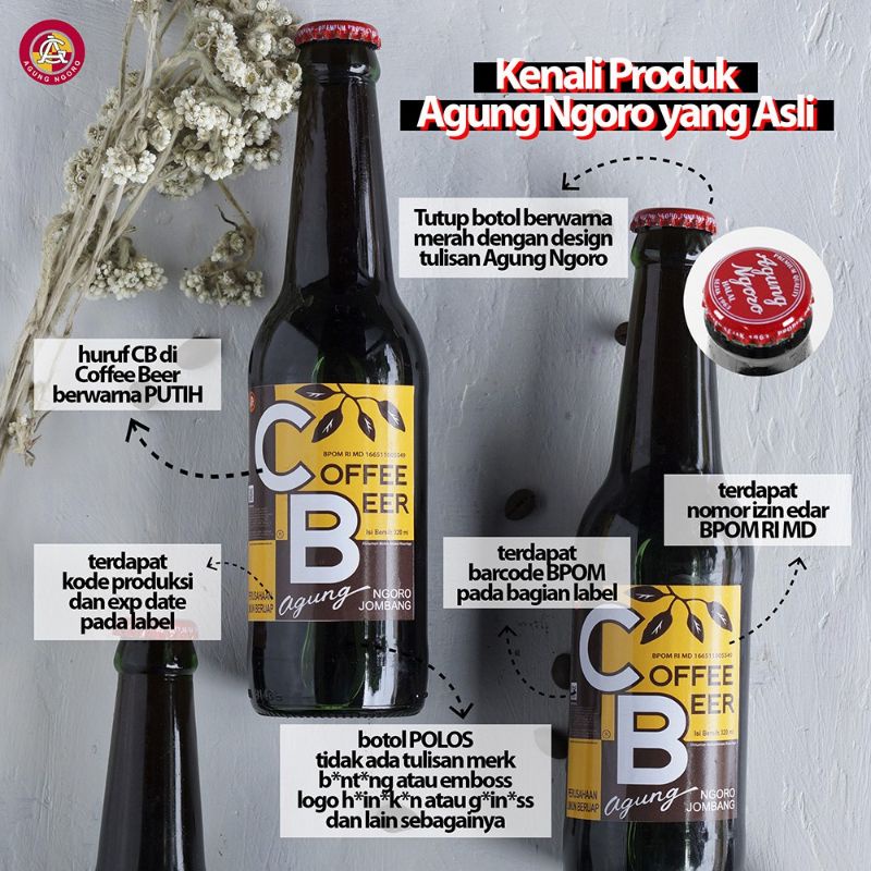 

Coffee beer ORIGINAL Agung Ngoro Dan Tirta Agung 1 Karton