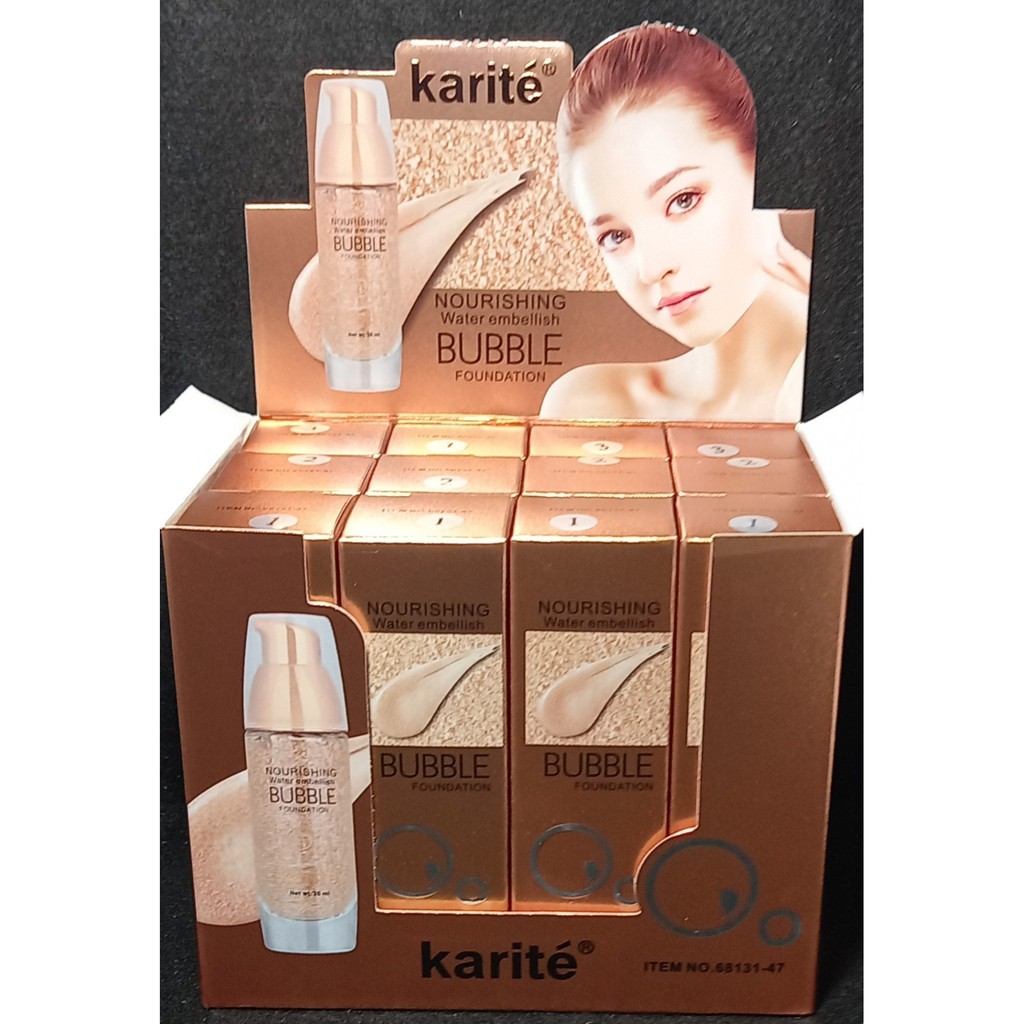 PER 1 PC FOUNDATION BUBBLE NOURISHING WATER KARITE 68131