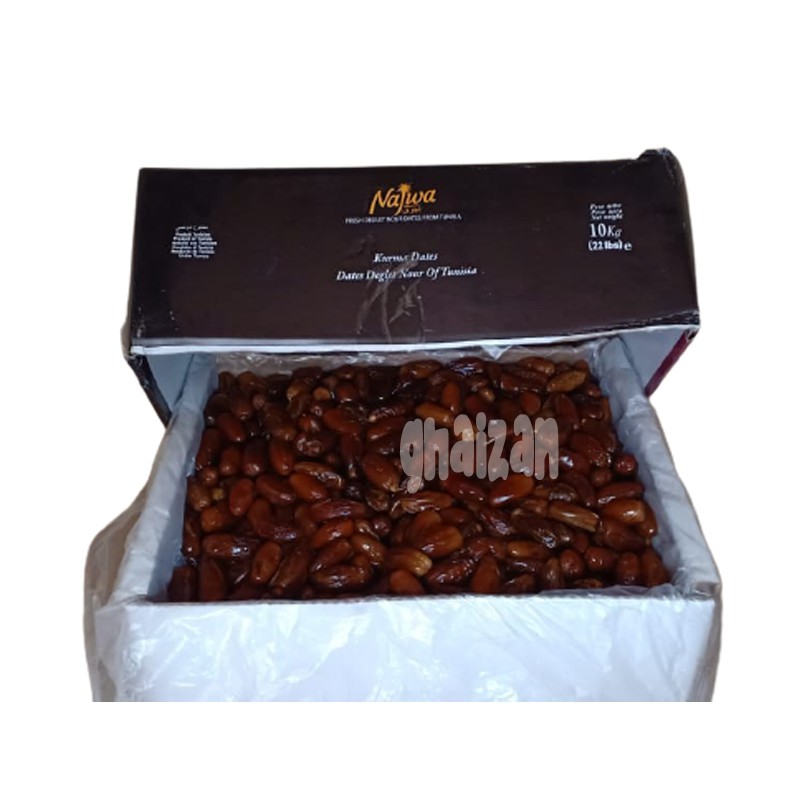 

Kurma Najwa 500 Gram ( Repacking ) / Kurma Tangkai Tunisia Madu 500 Gram / Kurma Deglet Nour
